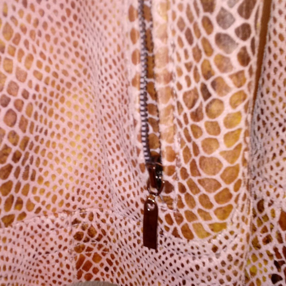 Dialogue Pink Snake Print Jacket - Picture 5 of 8